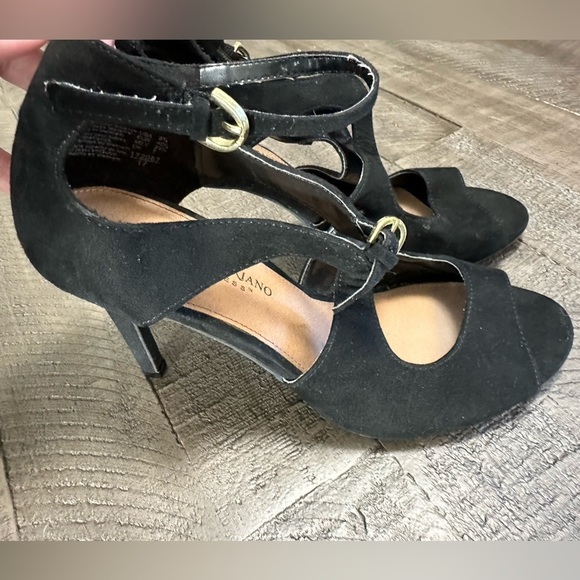 NWT Christian Siriano open toe strappy stiletto 8.5 - Picture 3 of 4